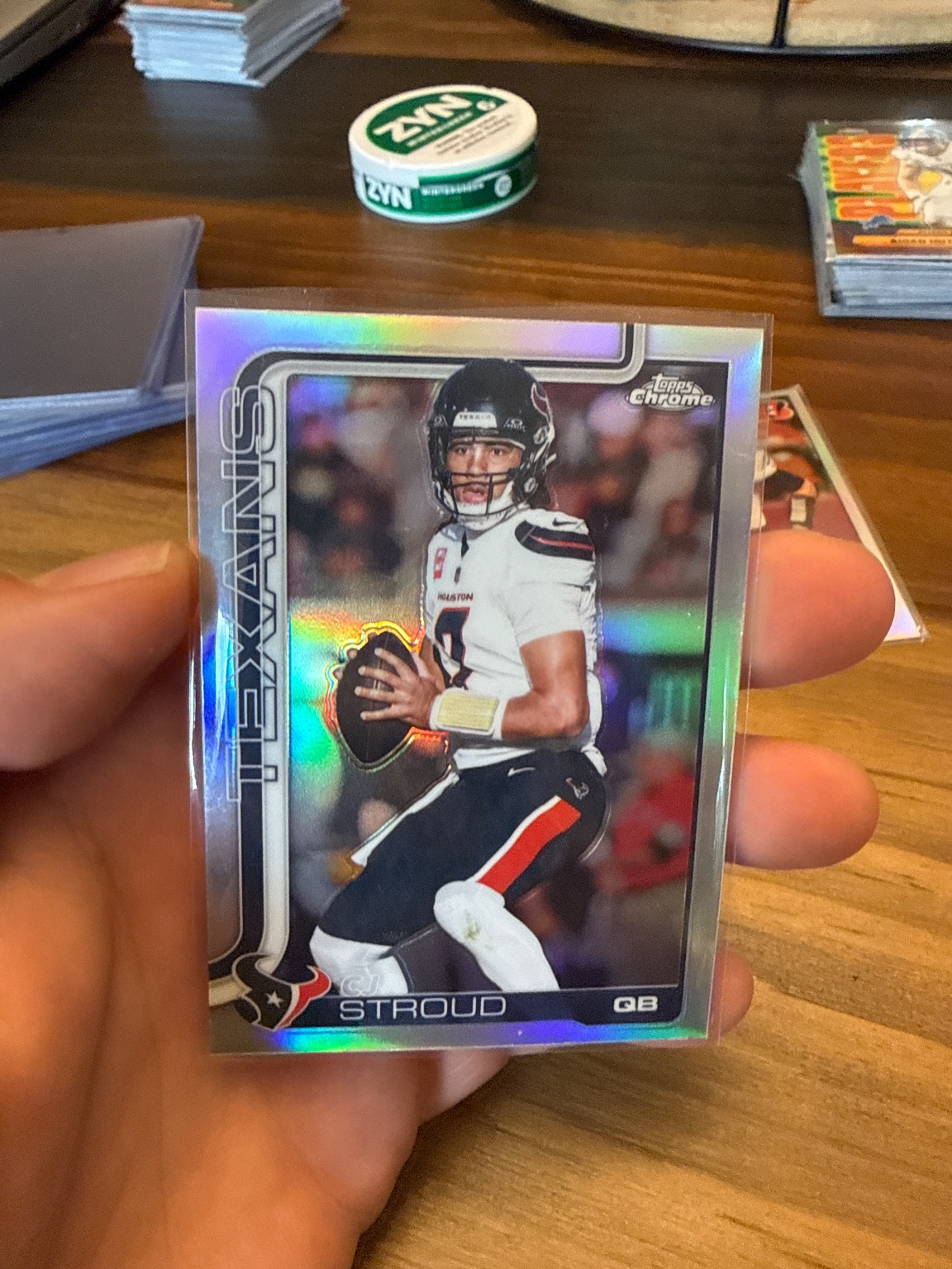 C.J. Stroud Refractor - Trading Card Image
