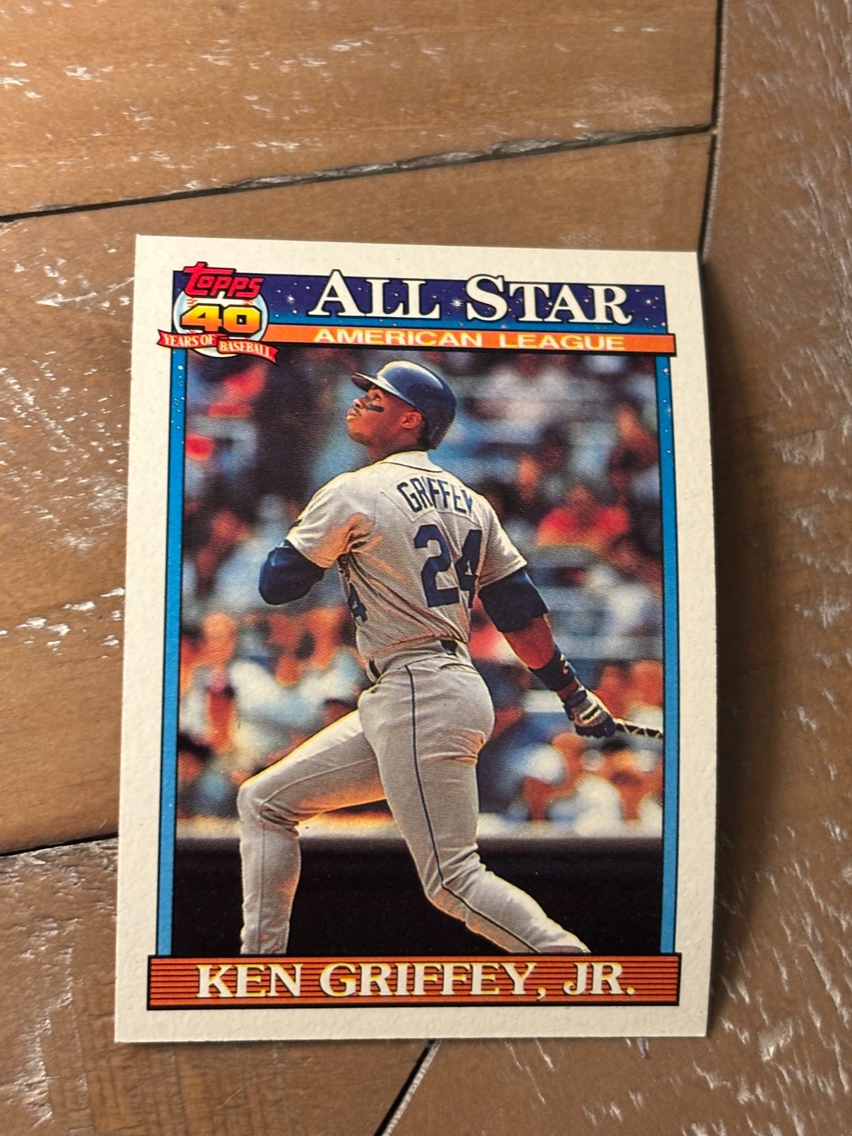 Ken Griffey, Jr. 1991 Topps All-Star Base - Trading Card Image