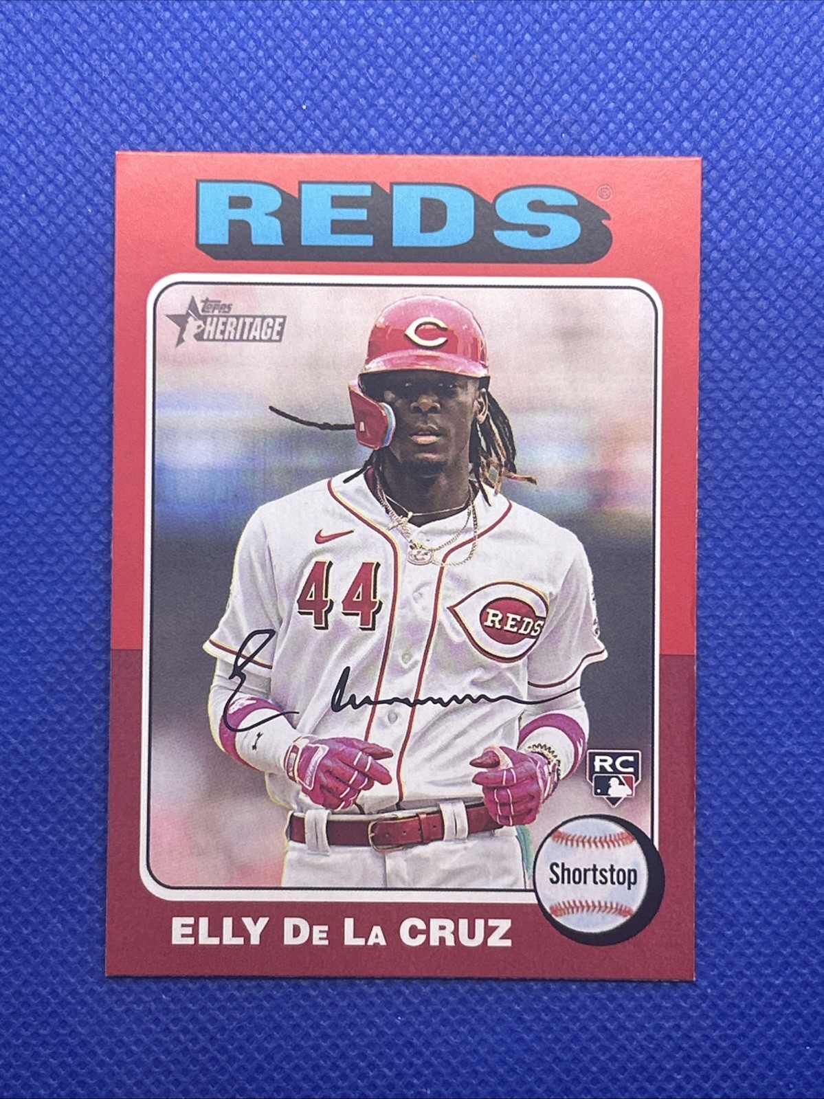 Elly De La Cruz 2023 Topps Heritage Rookie Card Base - Trading Card Image