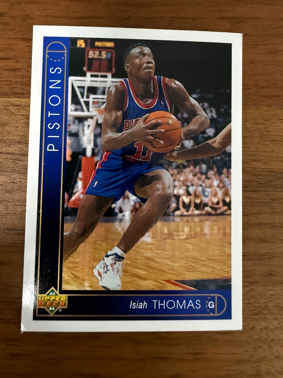 Isiah Thomas 1993-94 Upper Deck Base Card Base - Trading Card Image
