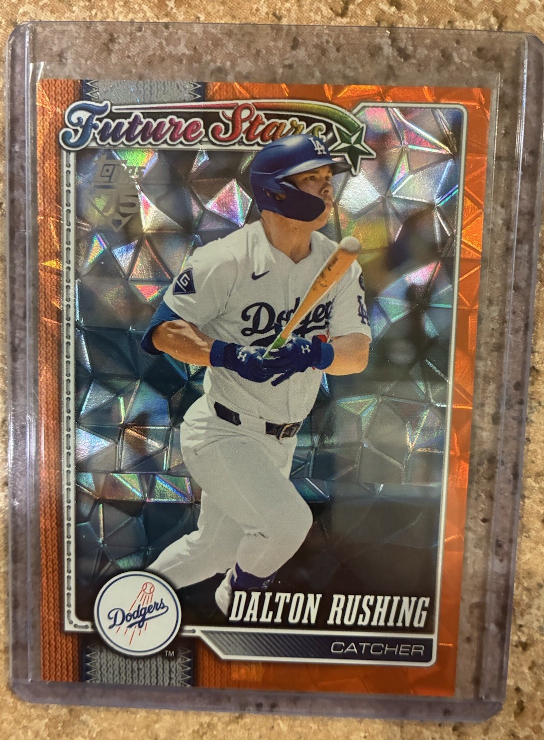 Dalton Rushing - Future Stars Orange Refractor Orange Refractor - Trading Card Image