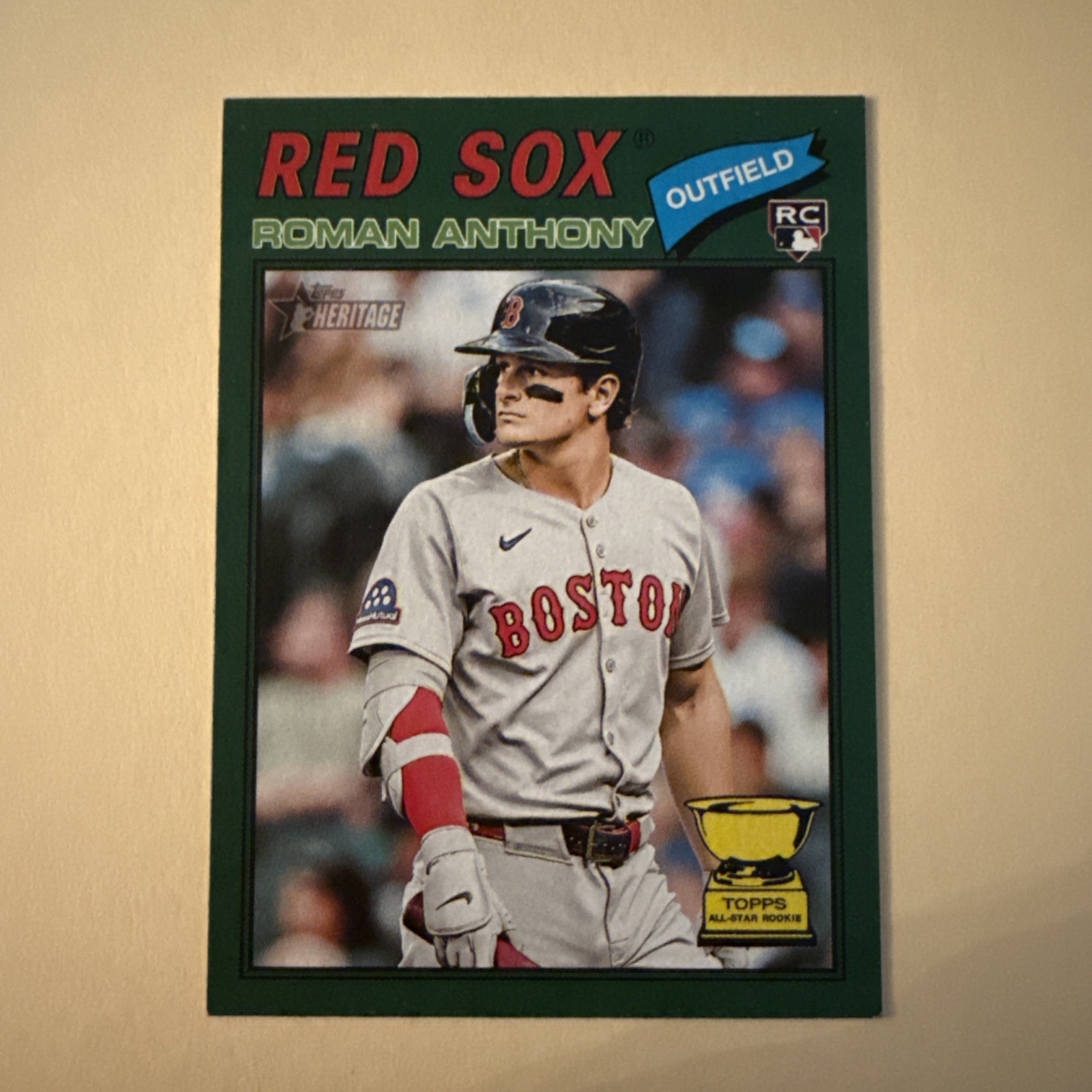 Roman Anthony 2024 Topps Heritage Base Rookie Card Base - Trading Card Image