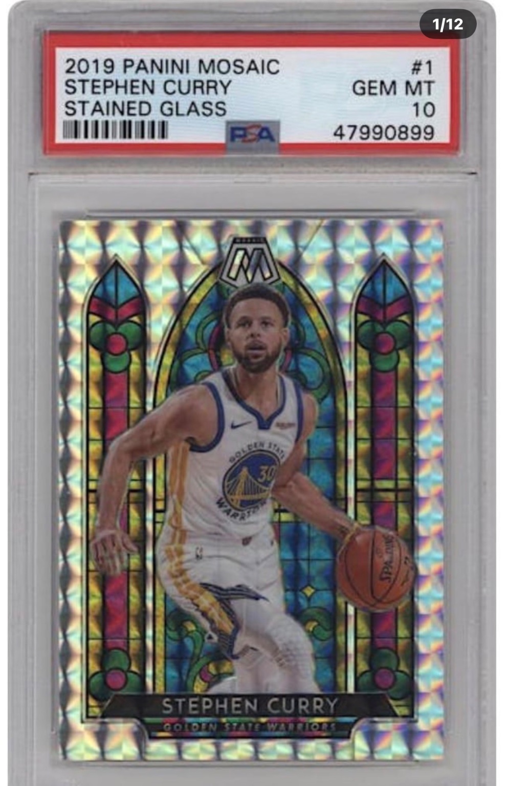 Stephen Curry Stained Glass