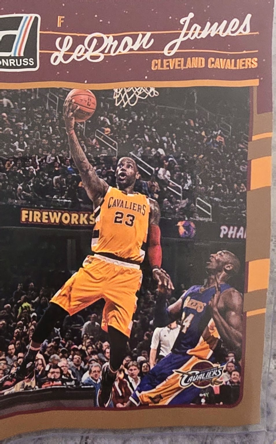 LeBron James Donruss Base Card