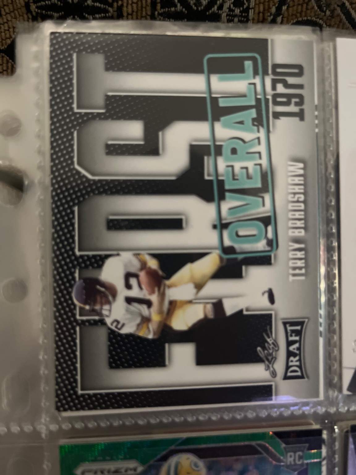 Terry Bradshaw 1970 Overall Draft Base - Trading Card Image