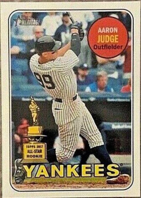 Aaron Judge 2017 Topps Heritage Base Base - Trading Card Image