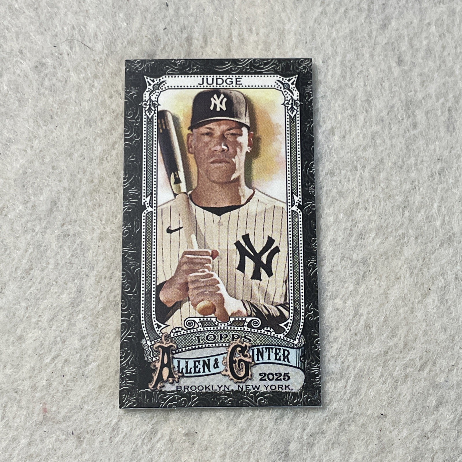 Aaron Judge 2025 Topps Allen & Ginter Base - Trading Card Image