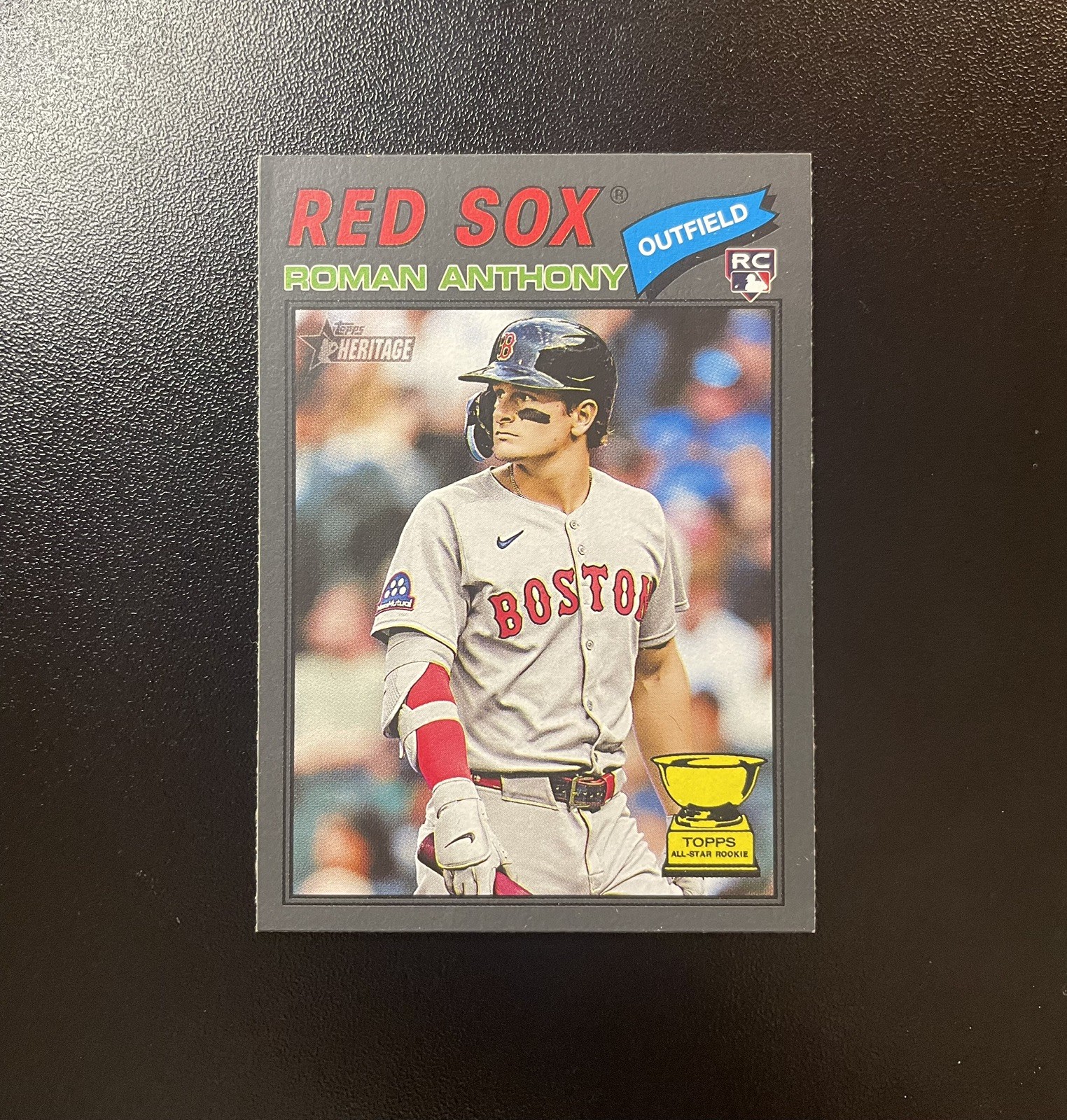 Roman Anthony 2025 Topps Heritage Base Rookie Card Base - Trading Card Image