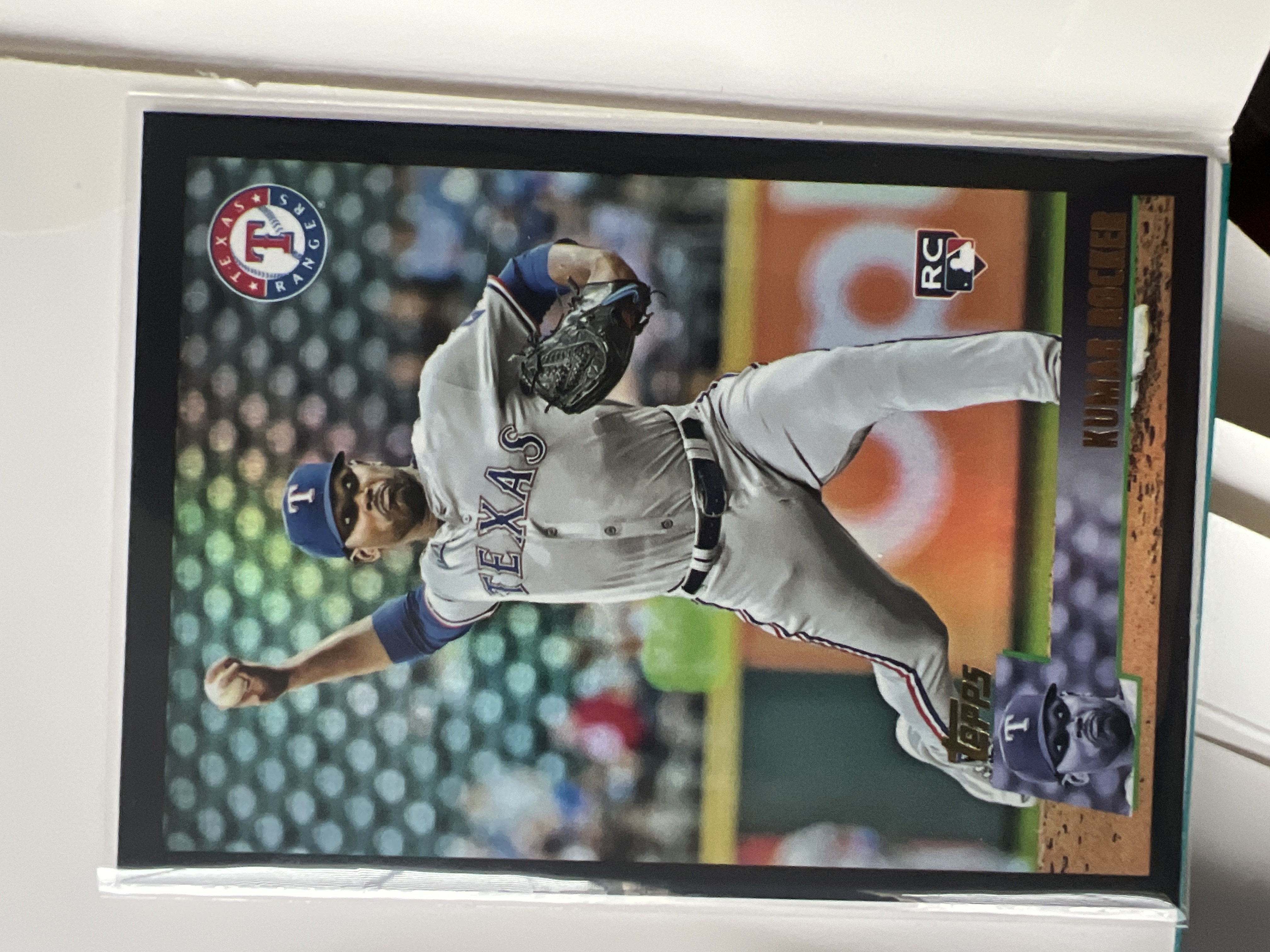 Kumar Rocker - Topps Chrome Black Rookie Card Base Rookie Card Near Mint - Trading Card Image