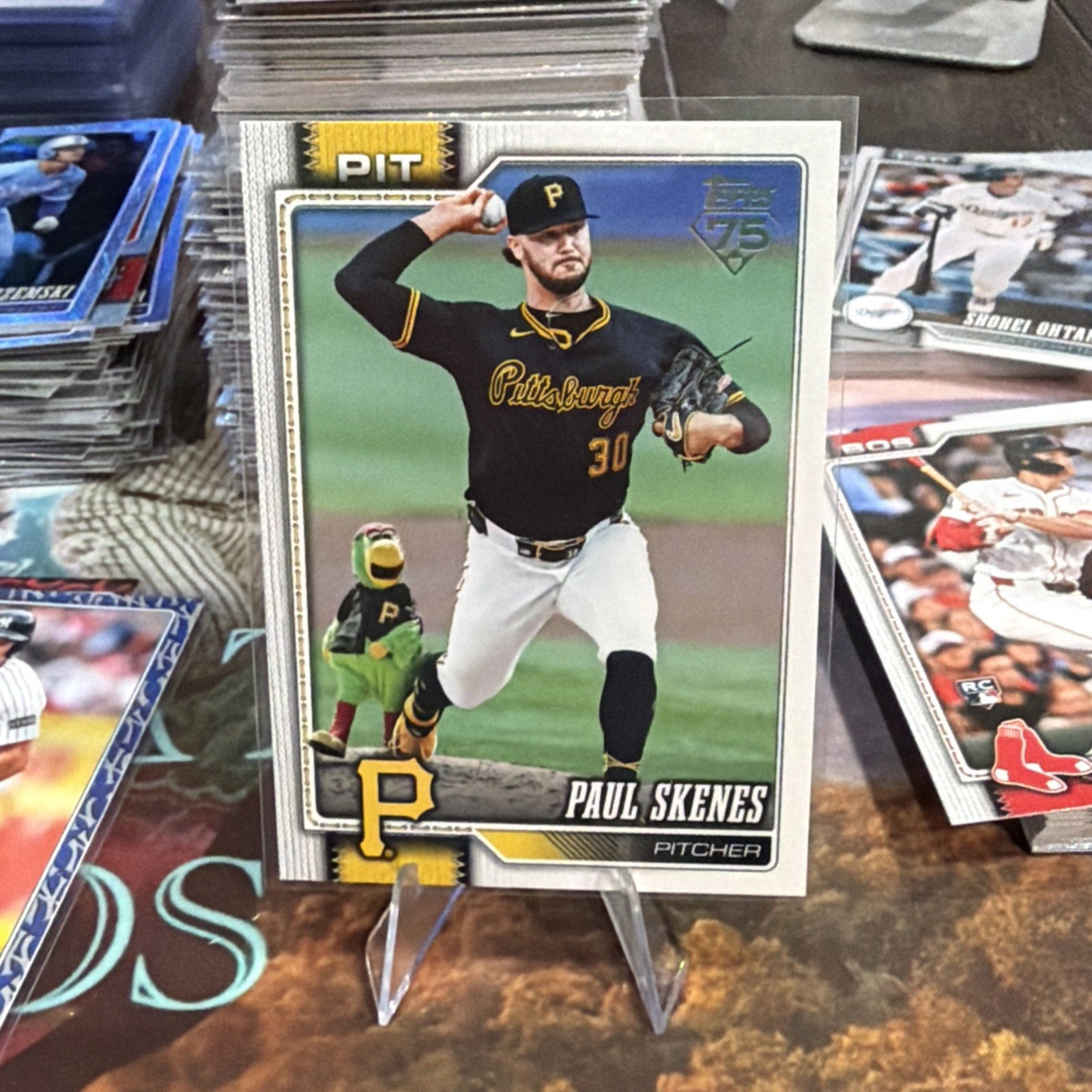 Paul Skenes - Topps 75th Anniversary Diamond 75th Anniversary Diamond - Trading Card Image