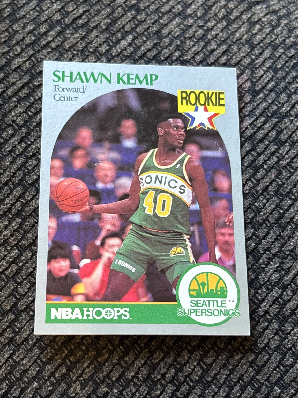 Shawn Kemp Rookie Base - Trading Card Image