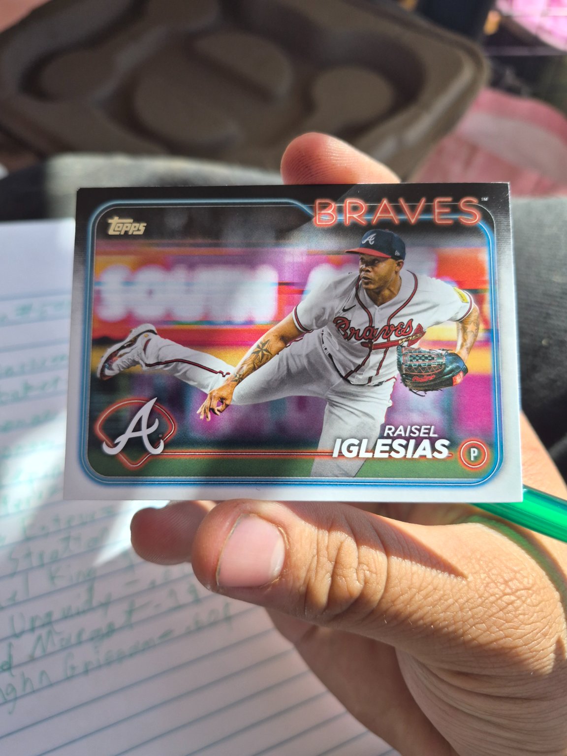 Raisel Iglesias - Atlanta Braves Base - Trading Card Image