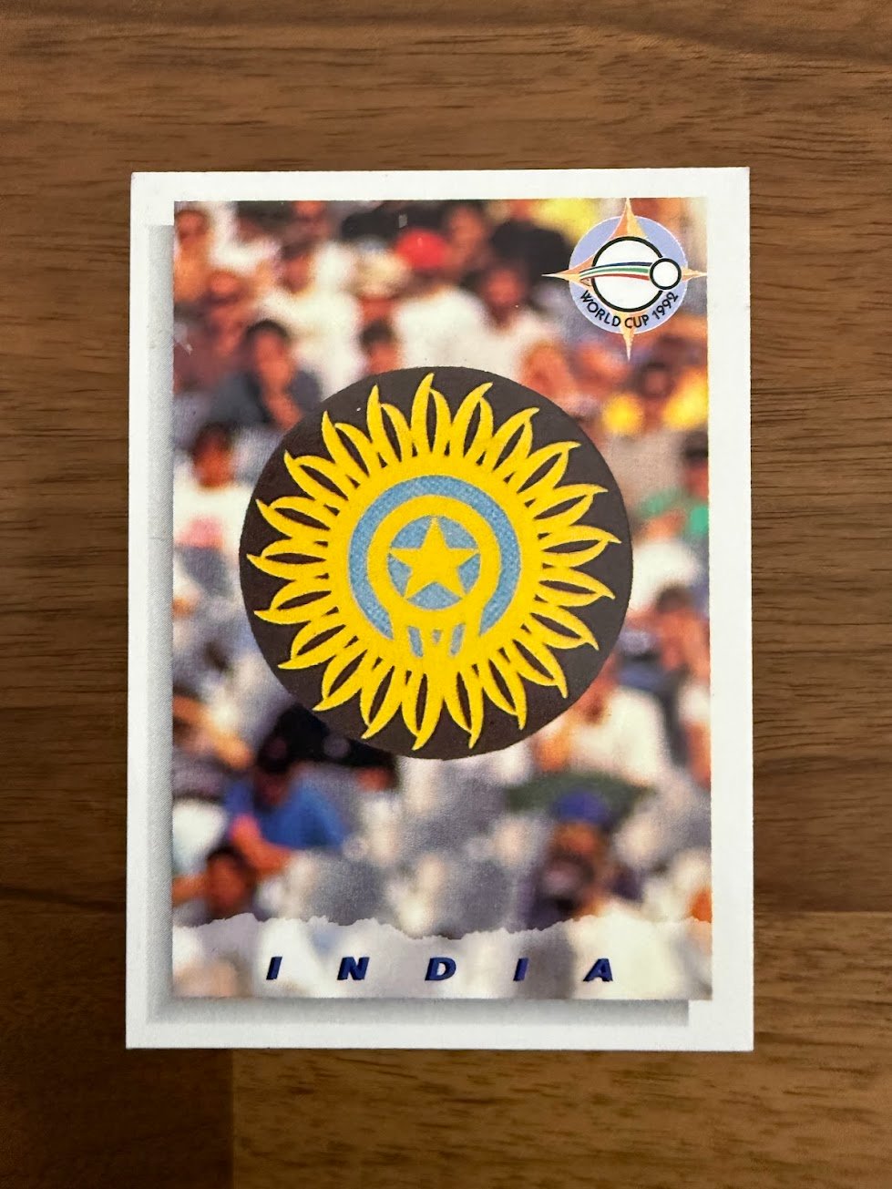 India Team Logo Base - Trading Card Image