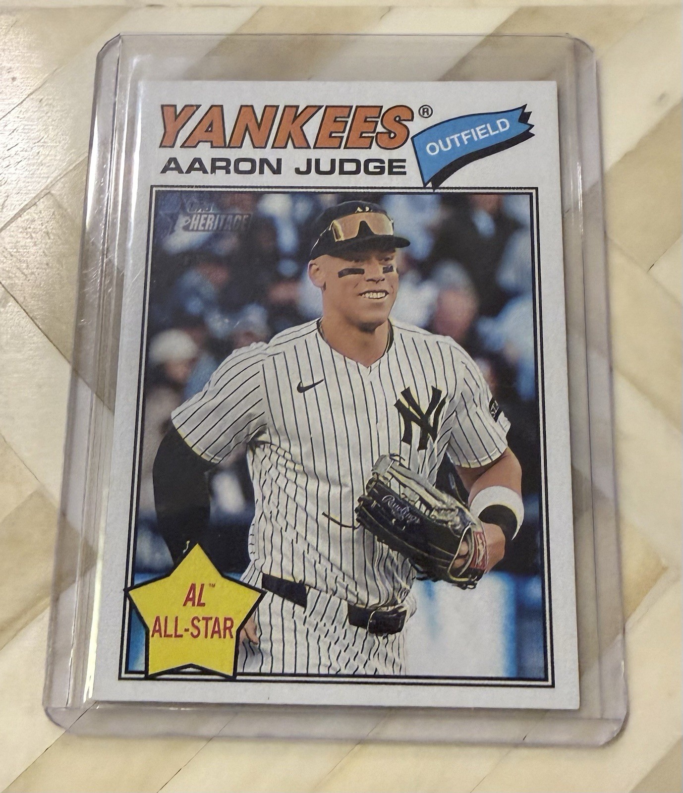 Aaron Judge 2022 Topps Heritage #275 AL All-Star Base - Trading Card Image