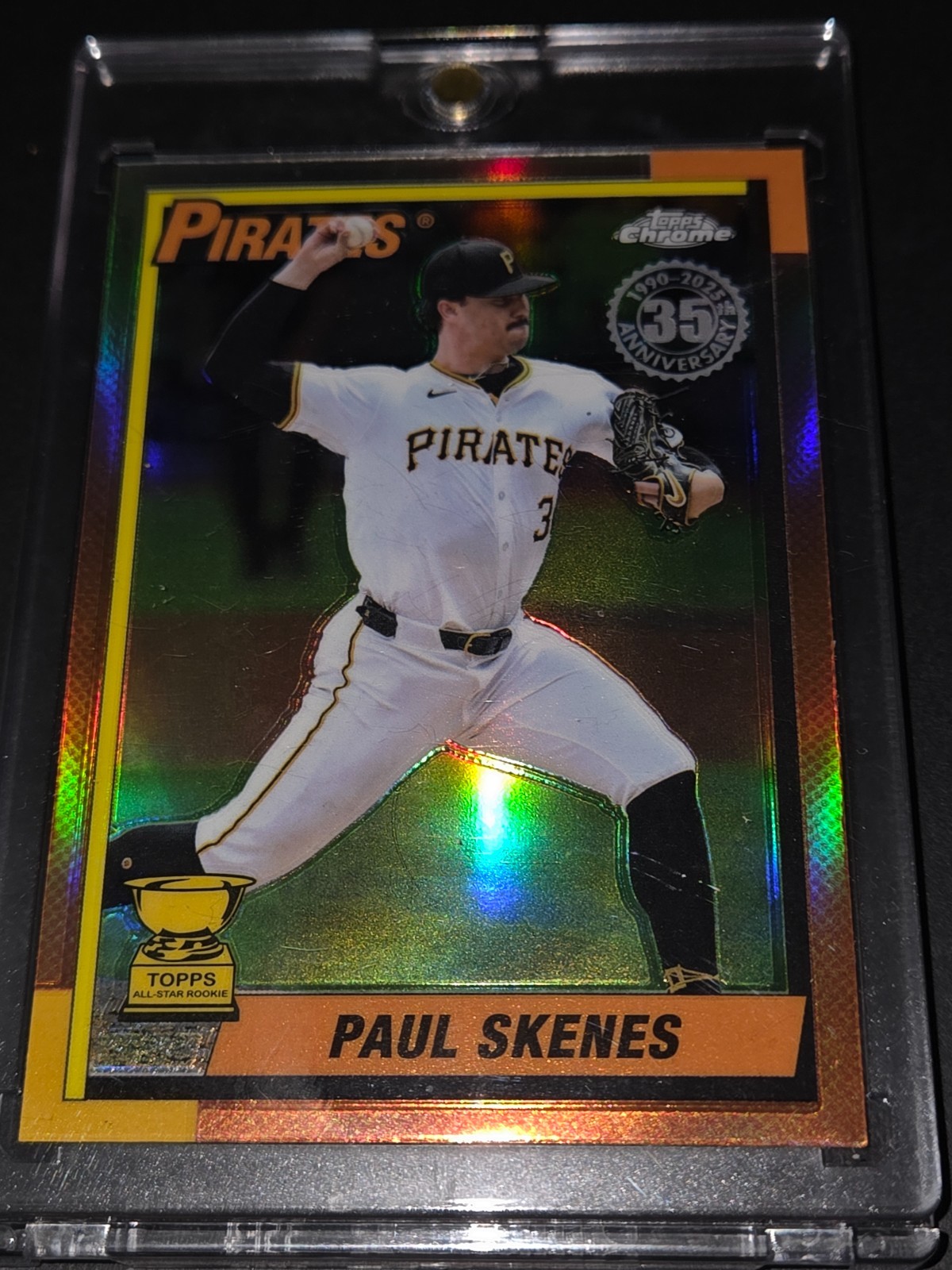 Paul Skenes - Topps All-Star Rookie 35th Anniversary Refractor 35th Anniversary Refractor - Trading Card Image