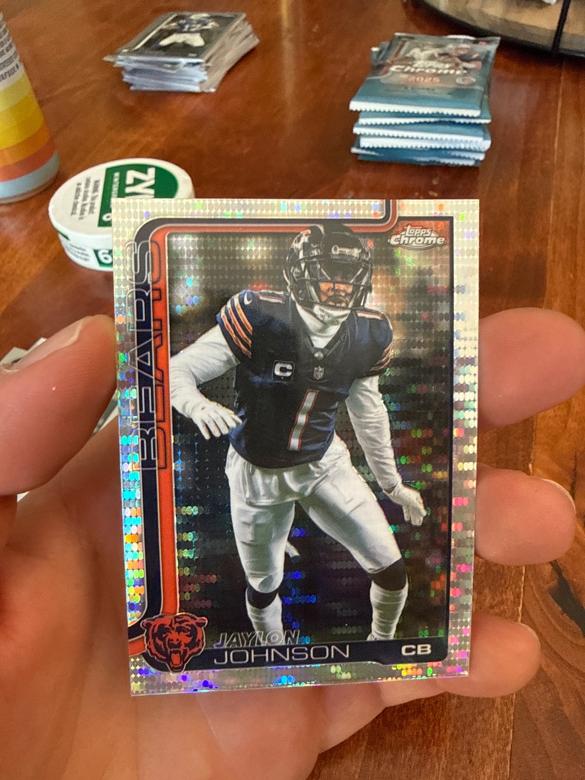 Jaylon Johnson 2024 Topps 2024 Topps Chrome Speckle Refractor Speckle Refractor - Trading Card Image