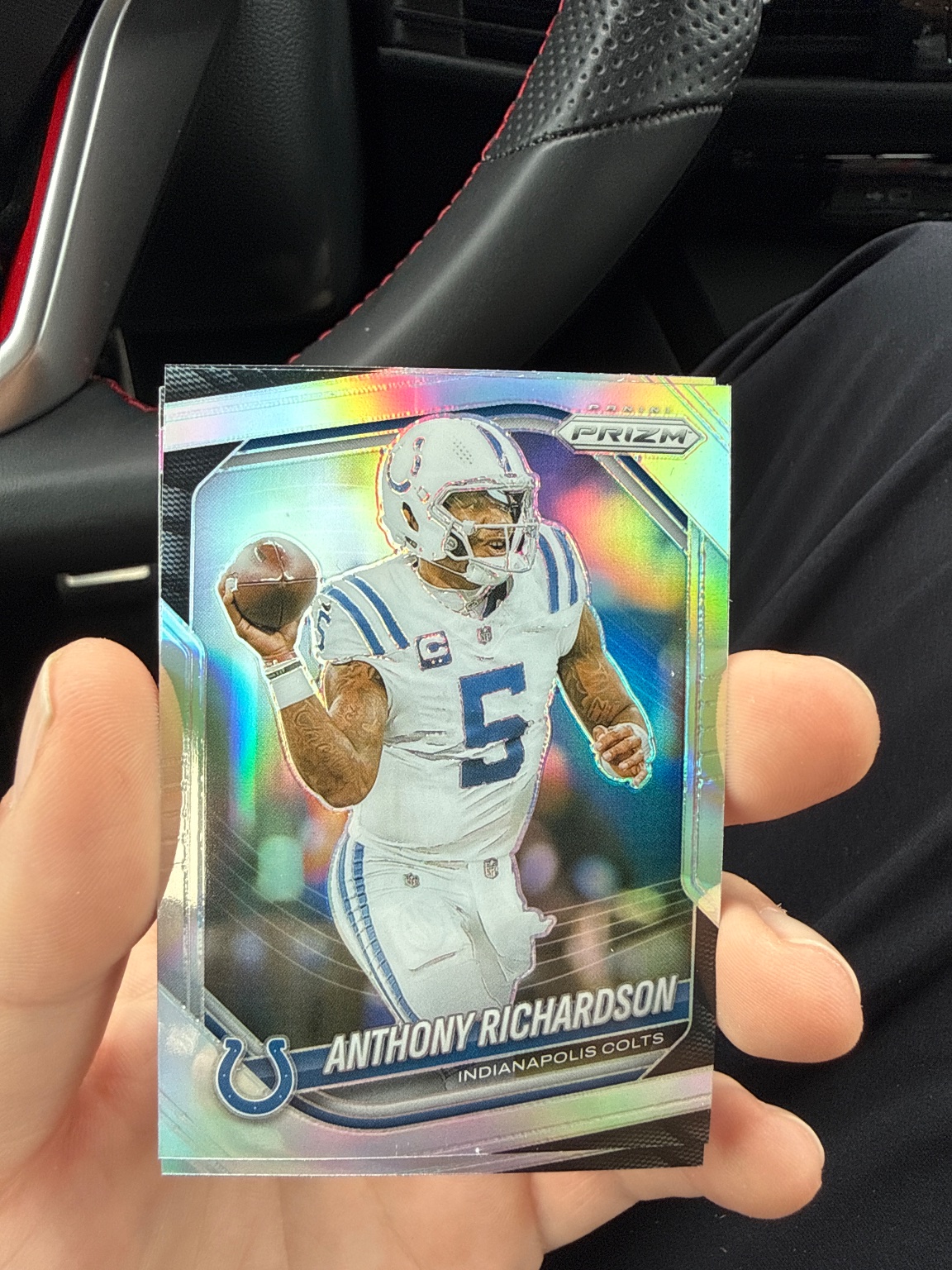 Anthony Richardson Prizm Silver Silver Prizm - Trading Card Image