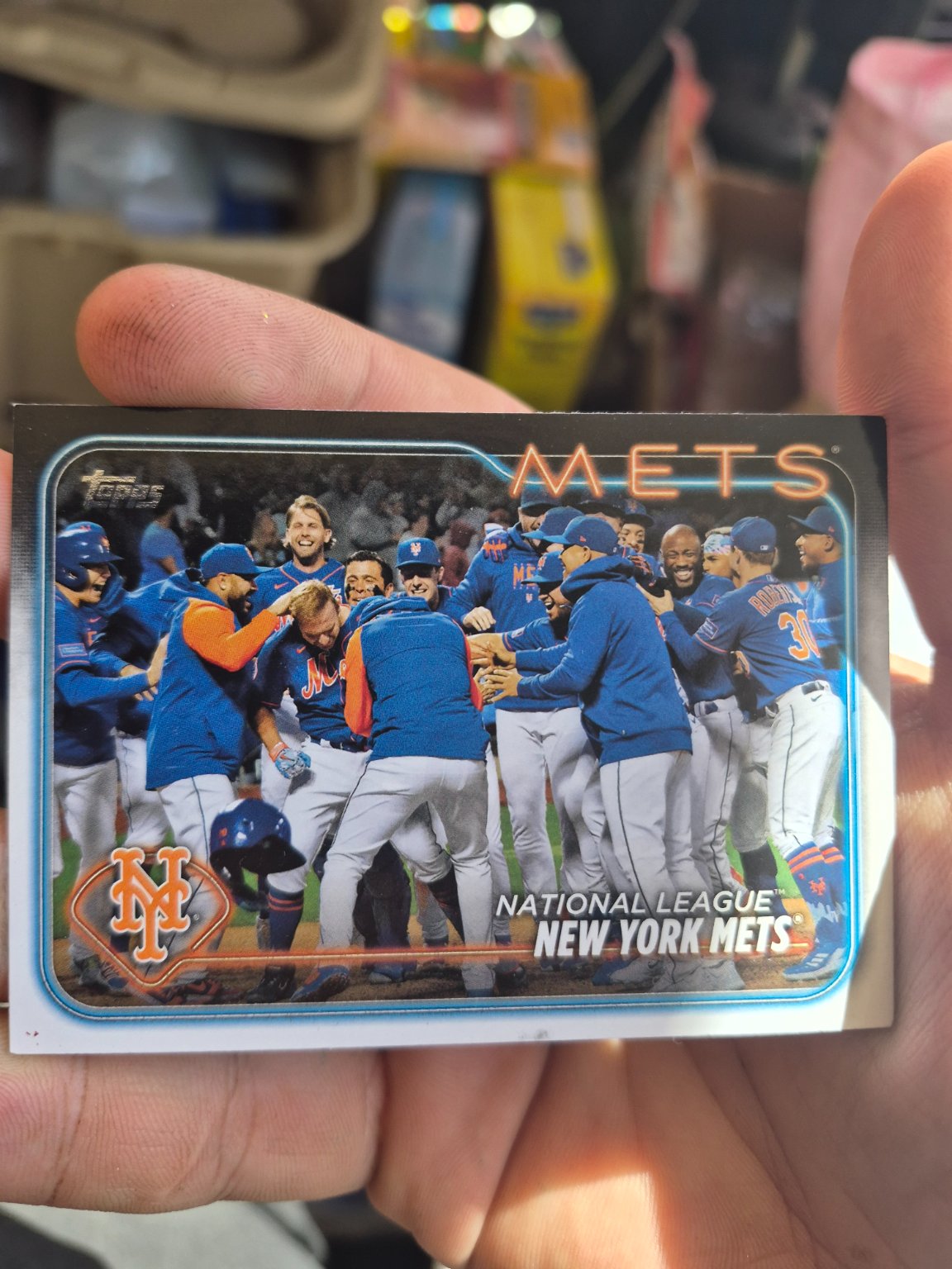 New York Mets - National League Base - Trading Card Image