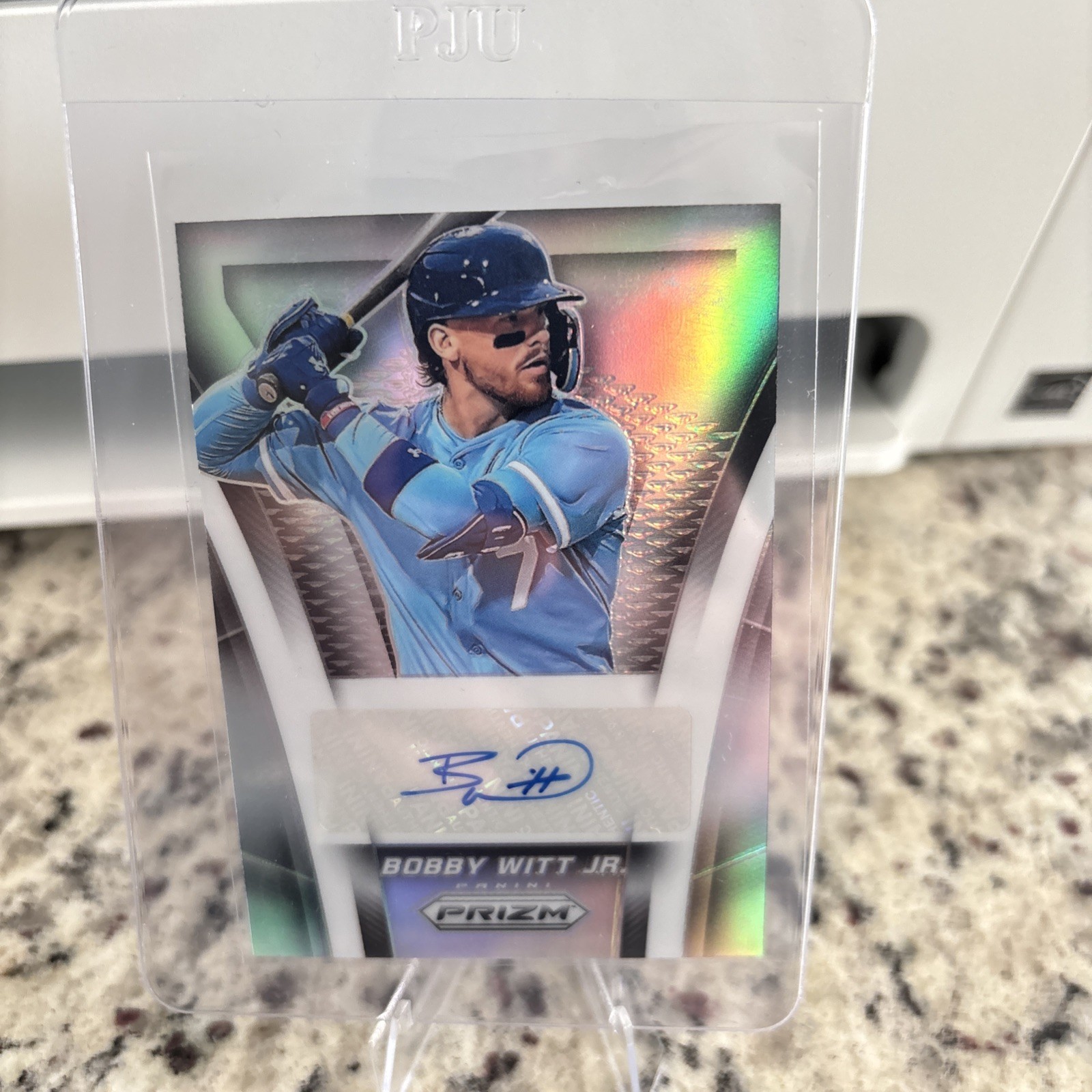 Bobby Witt Jr. 2022 Panini Prizm Rookie Silver Prizm Silver Prizm - Trading Card Image