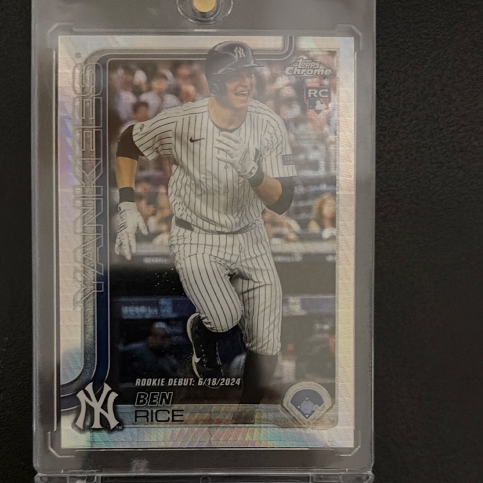 Ben Rice - Rookie Debut Refractor Refractor - Trading Card Image