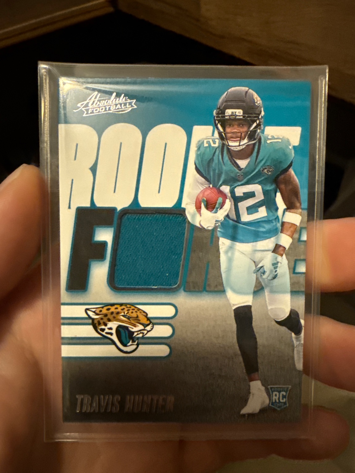 Travis Hunter Rookie Force Relic Rookie Force Relic - Trading Card Image