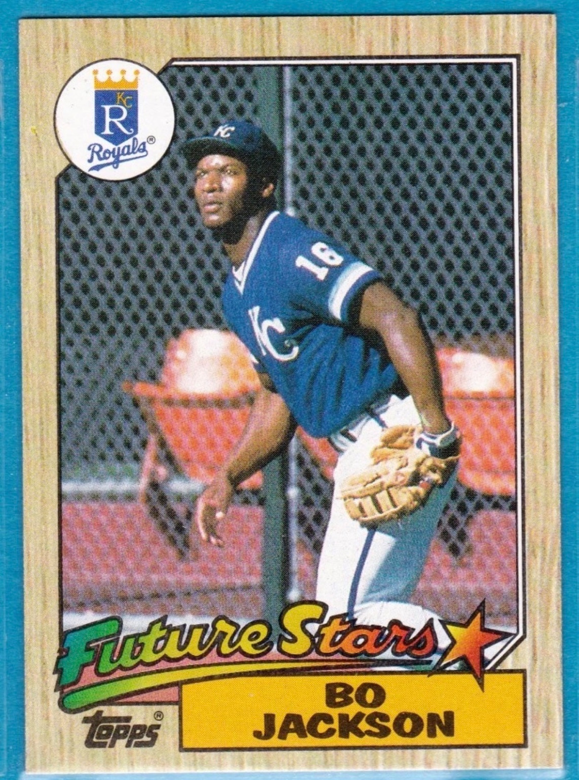 Bo Jackson Future Stars Base - Trading Card Image