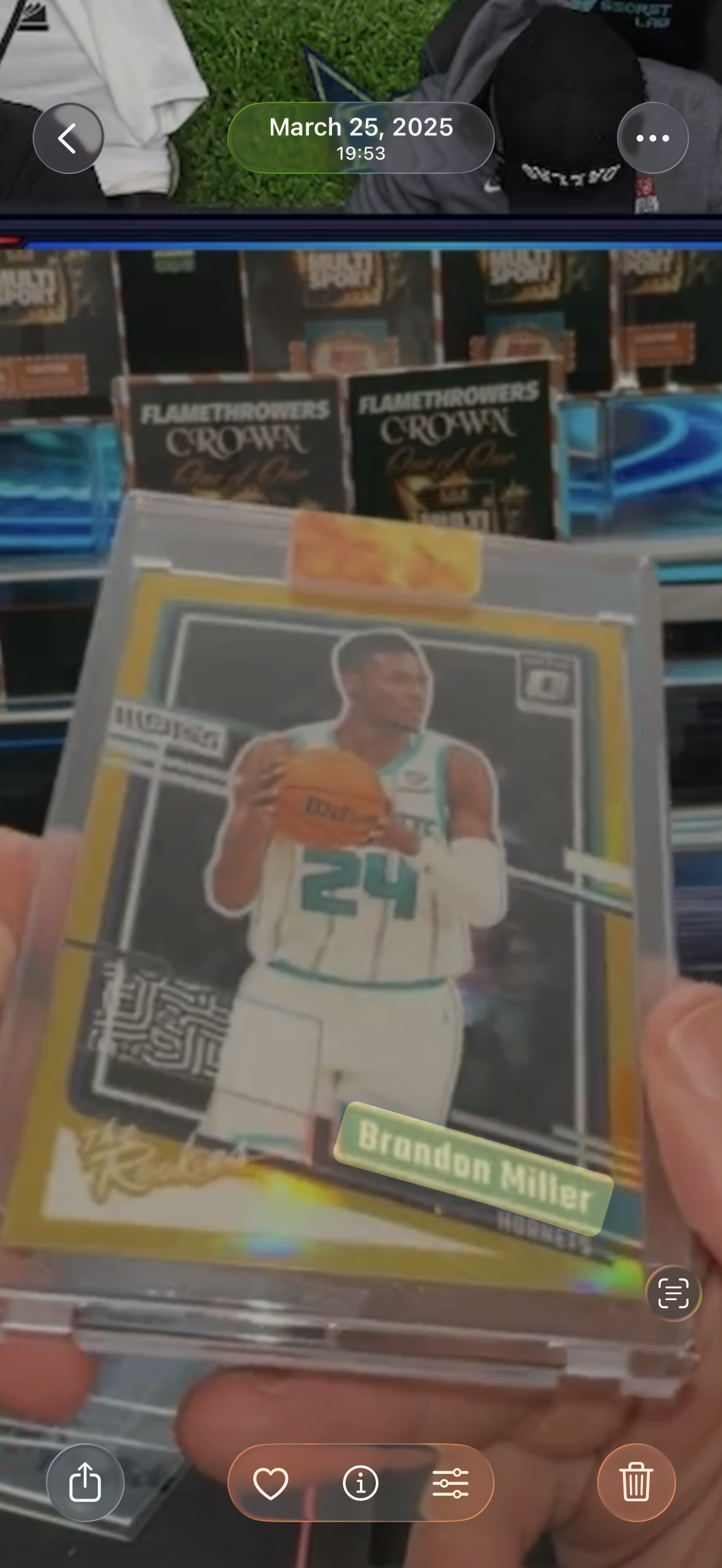 Brandon Miller 2023-24 Panini Donruss Optic Base Rated Rookie Base Rated Rookie Near Mint - Trading Card Image