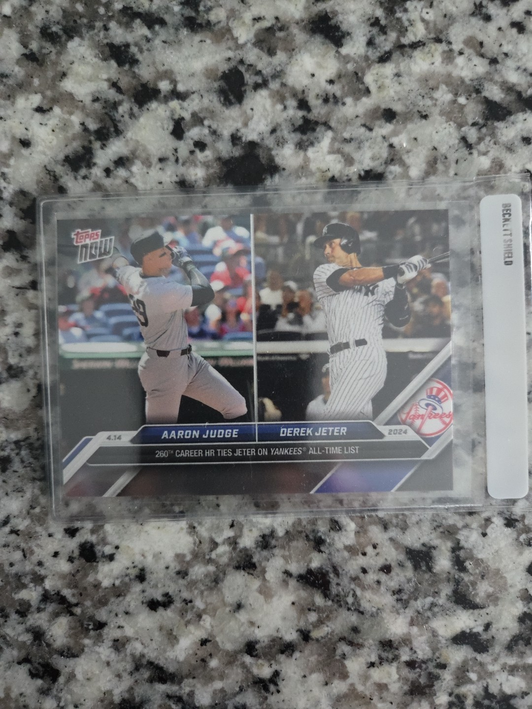 Aaron Judge / Derek Jeter Base - Trading Card Image