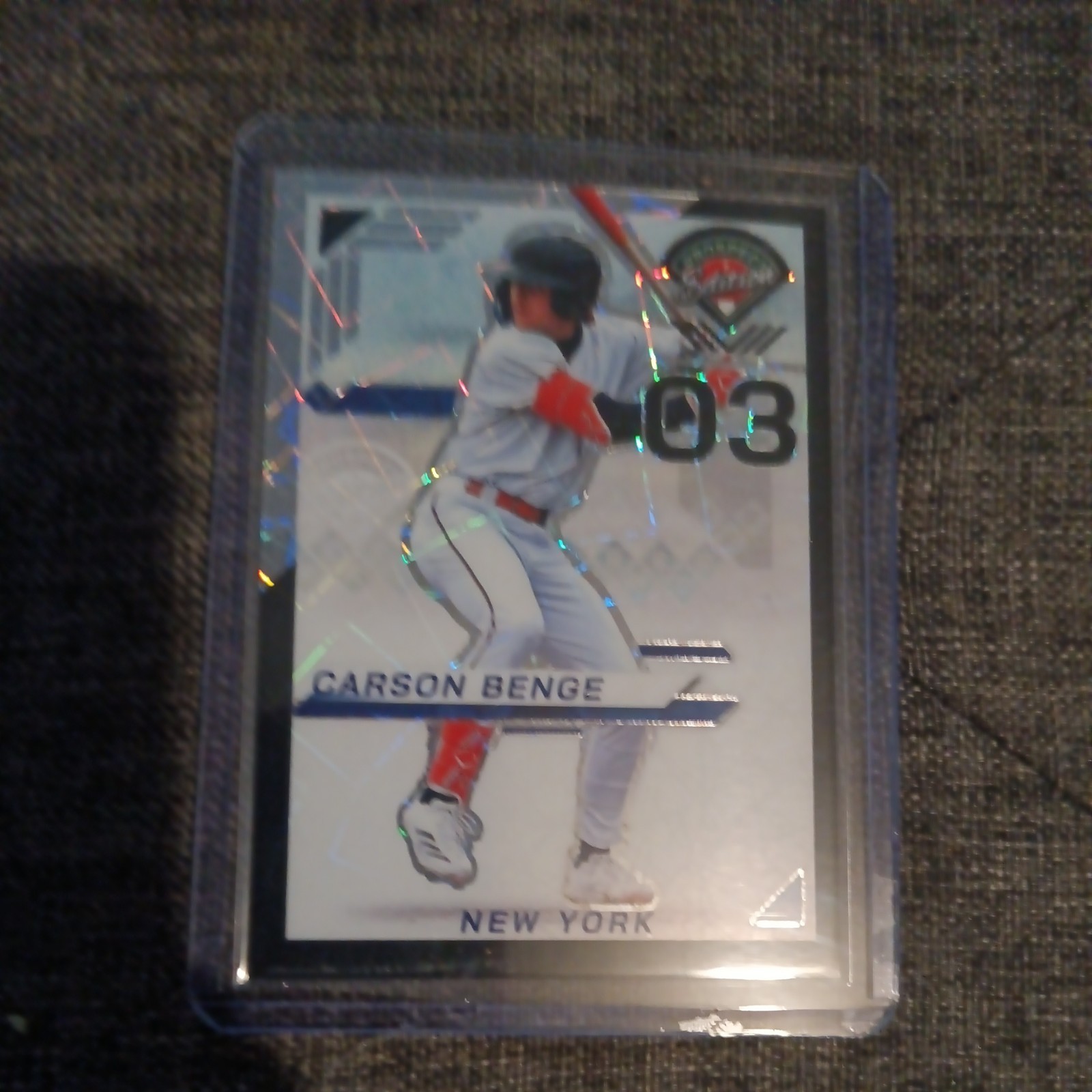 Carson Benge - Panini Donruss Optic Draft Picks - Base Base - Trading Card Image