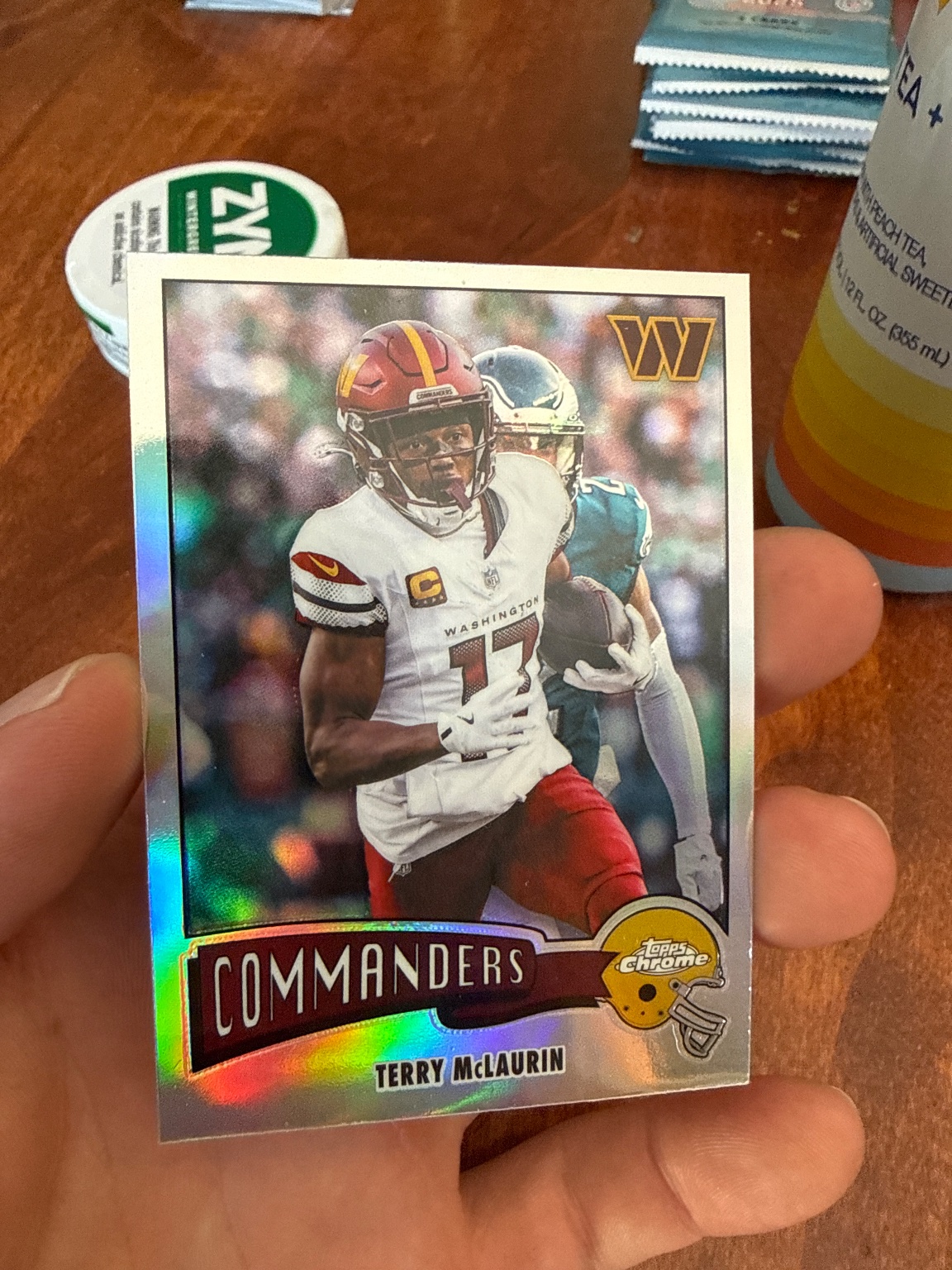 Terry McLaurin - Refractor Refractor - Trading Card Image