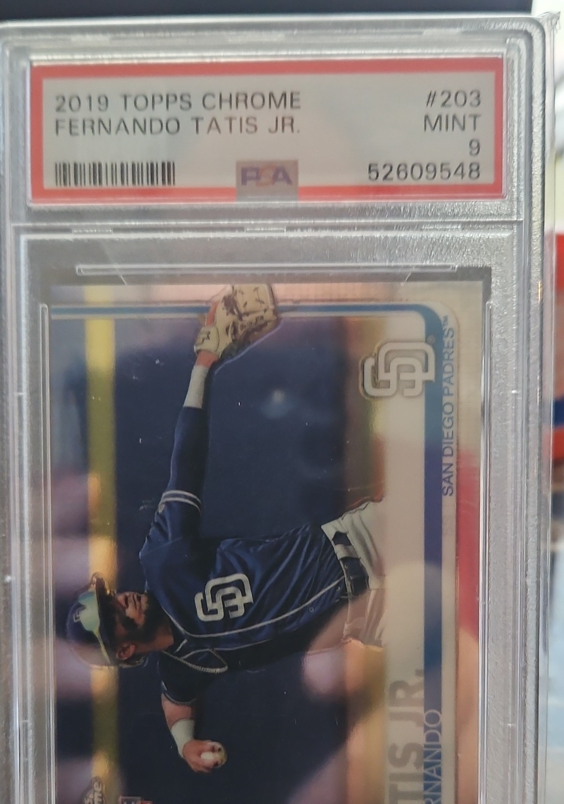 Fernando Tatis Jr. 2019 Topps Chrome #203 Base Mint - Trading Card Image