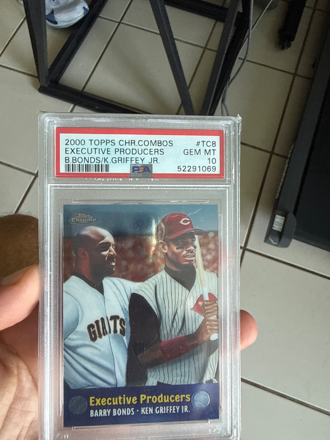 Executive Producers Barry Bonds / Ken Griffey Jr. Base Gem Mint - Trading Card Image