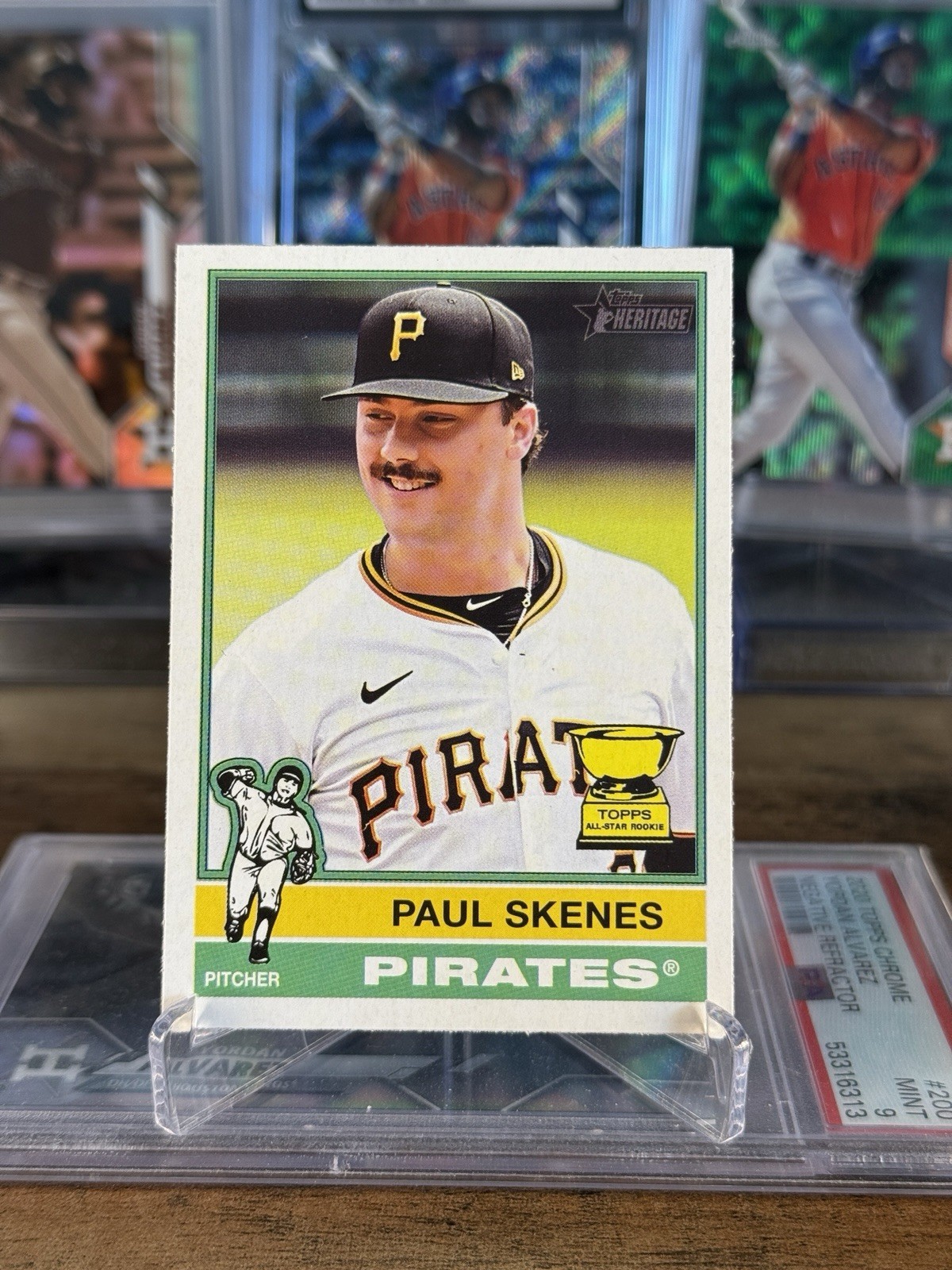 Paul Skenes 2024 Topps Heritage All-Star Rookie Base - Trading Card Image