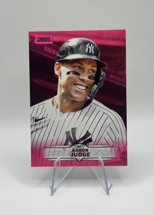 Aaron Judge 2024 Topps Stadium Club Pink Parallel Pink Parallel - Trading Card Image
