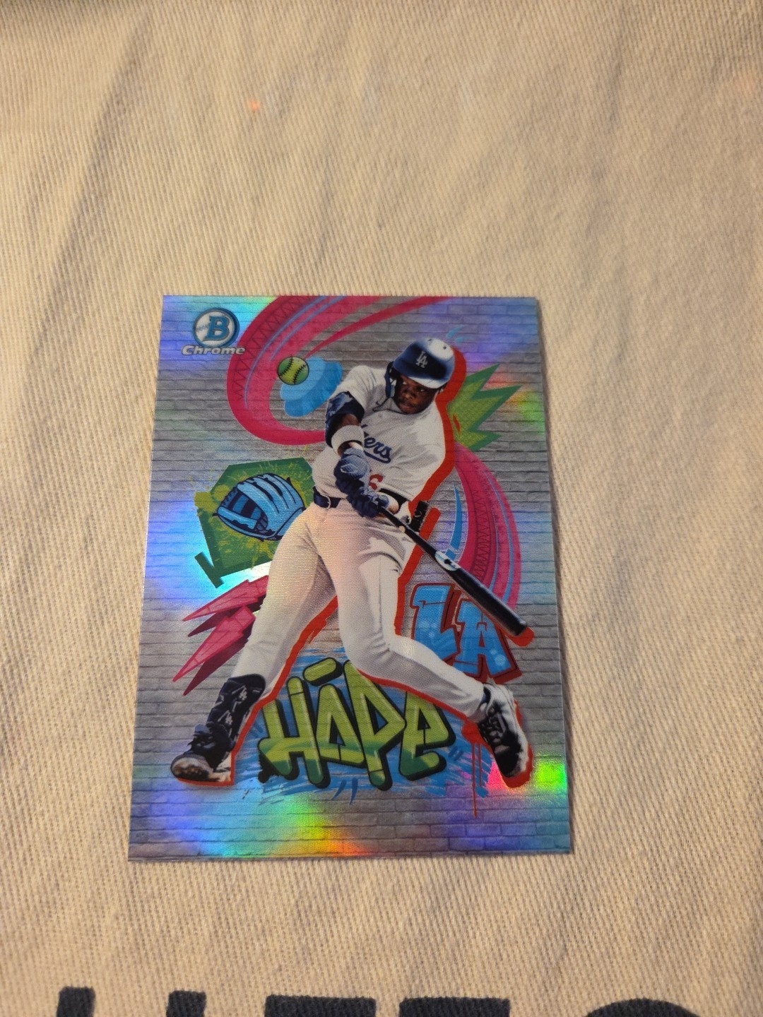 Mookie Betts - 2024 Bowman Chrome Hype Refractor - Trading Card Image