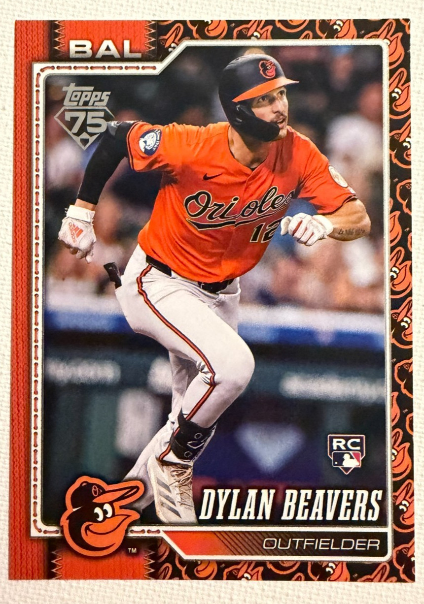 Dylan Beavers - Topps 75th Anniversary (Red Border) Red Border - Trading Card Image