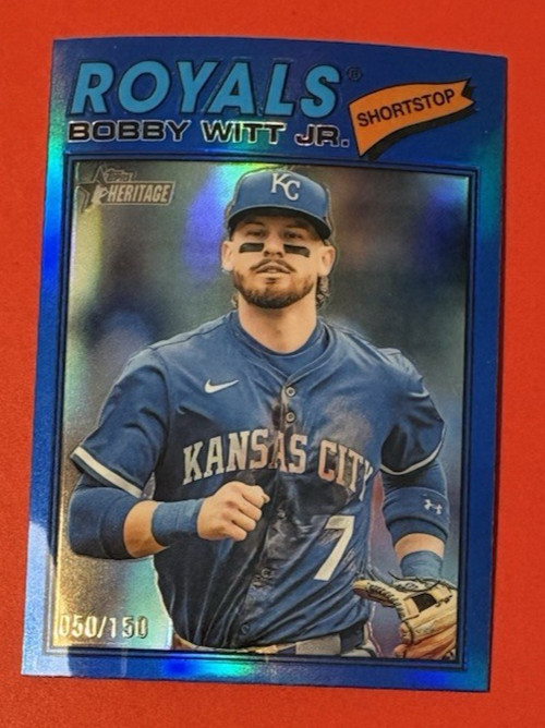 Bobby Witt Jr. Blue Refractor /150 Blue Refractor - Trading Card Image