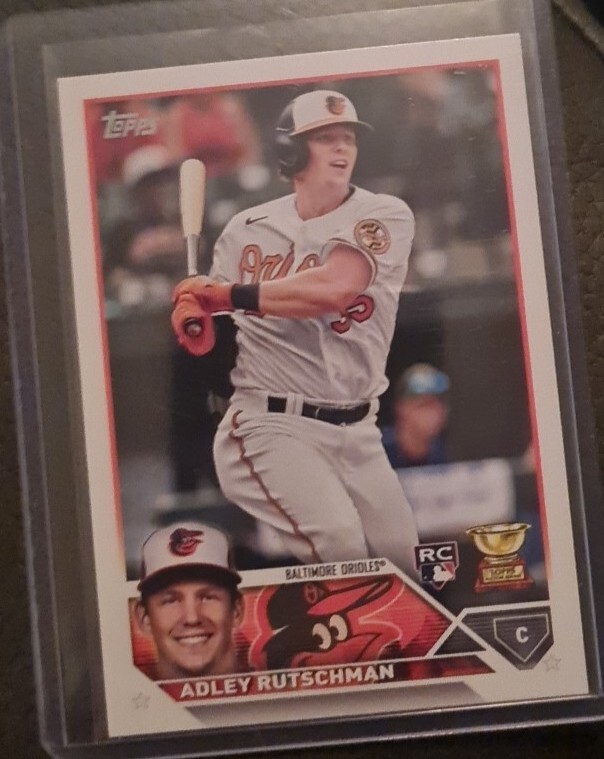 Adley Rutschman 2022 Topps Base Rookie Card Base - Trading Card Image