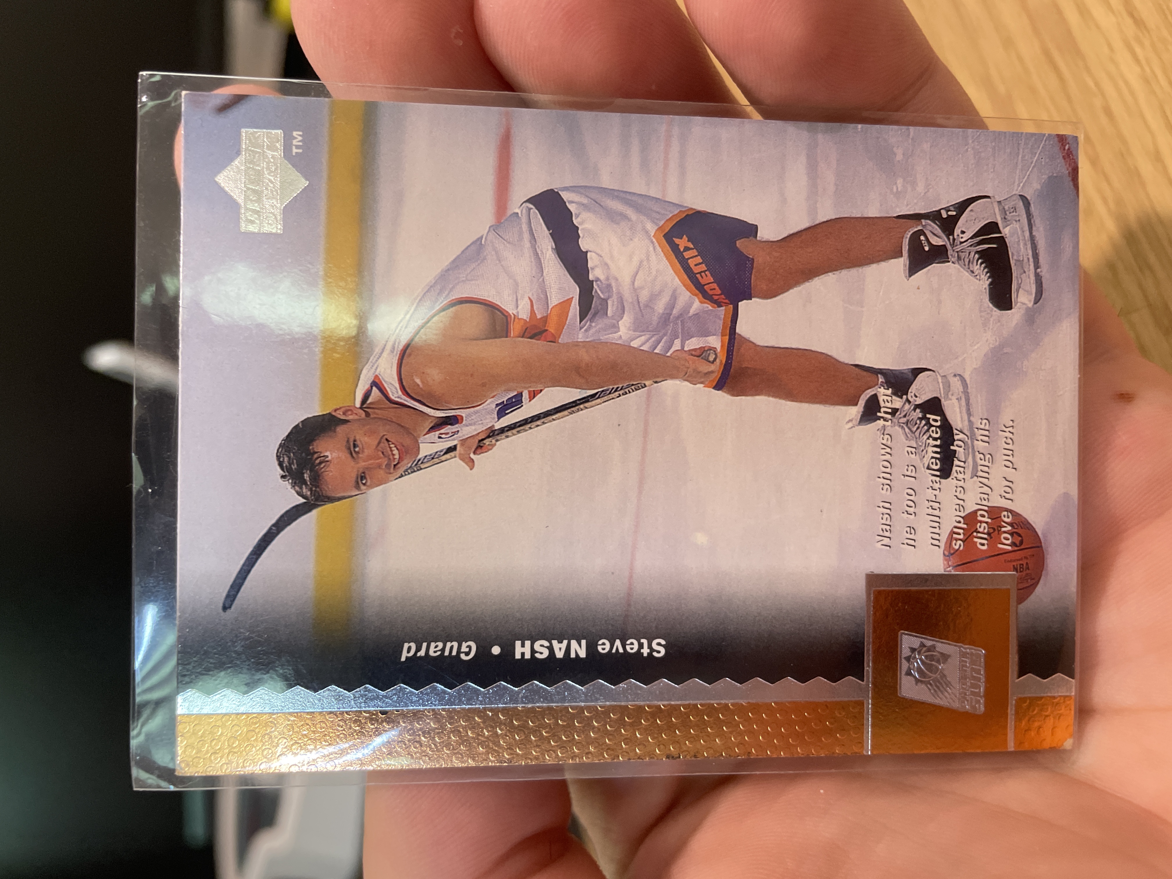 Steve Nash 1999-00 Upper Deck MVP #36 Base - Trading Card Image