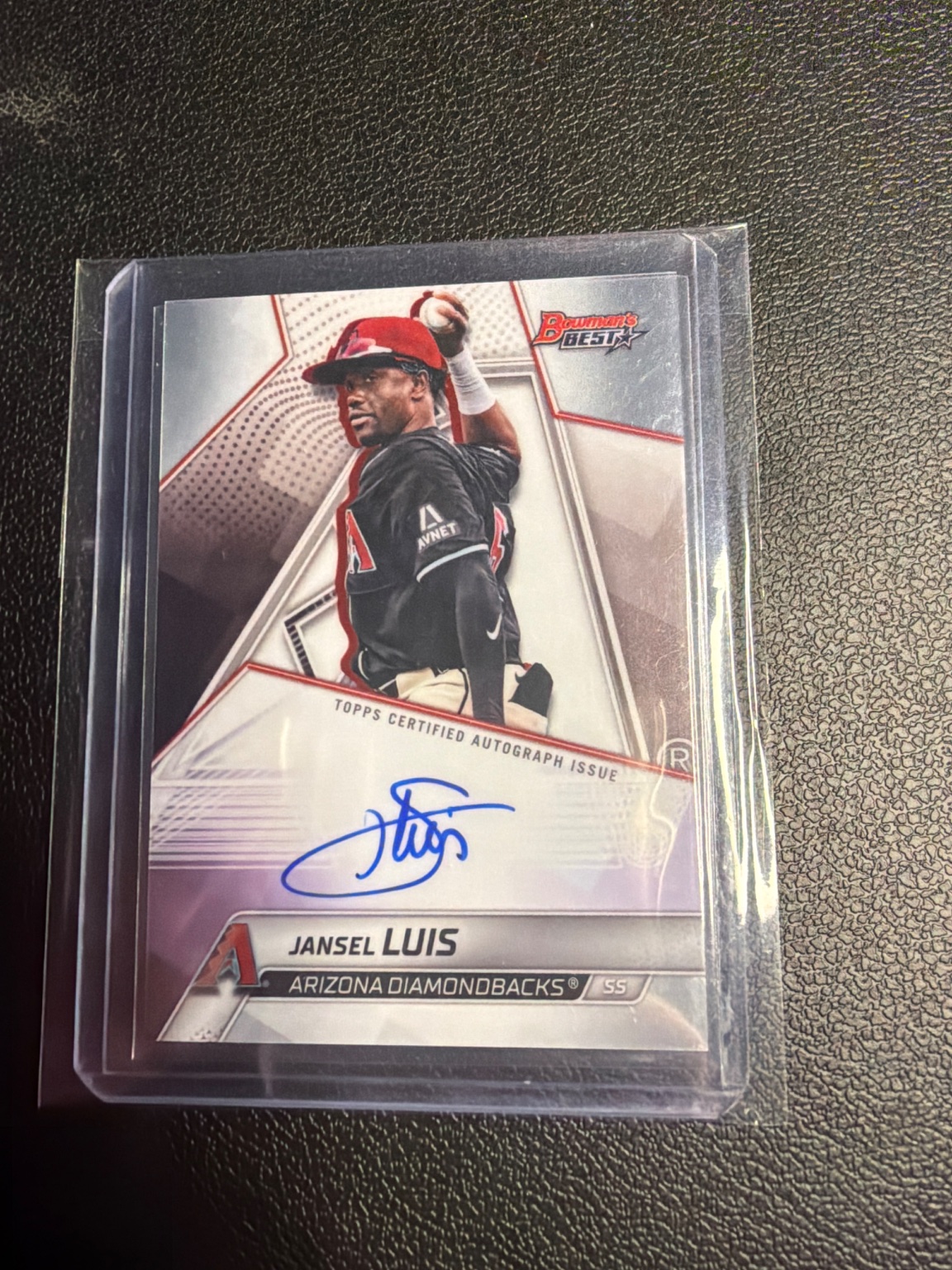 Jansel Luis - Bowman's Best Autograph - Trading Card Image