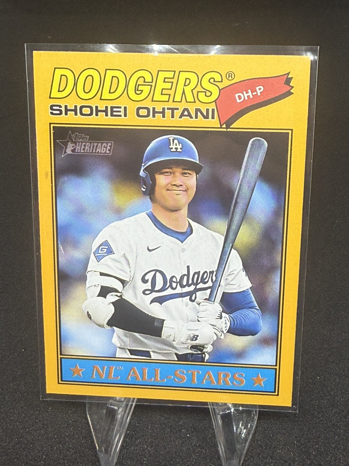Shohei Ohtani DH-P NL All-Stars Topps Heritage Base - Trading Card Image
