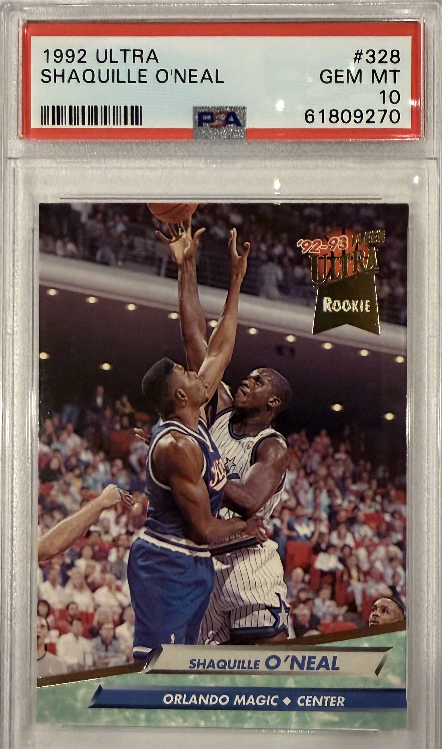 Shaquille O'Neal 1992 Fleer Ultra Rookie