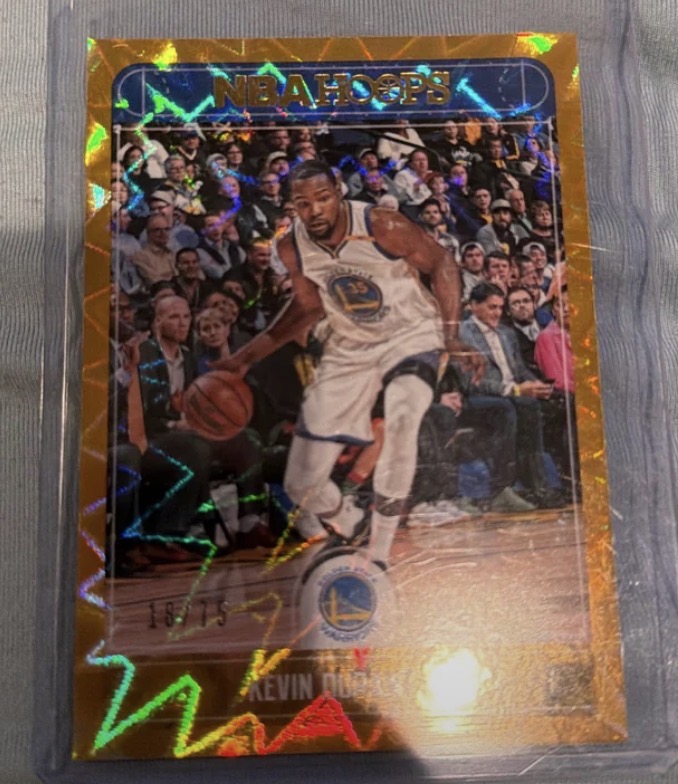 Kevin Durant Orange Explosion Orange Explosion /75 Near Mint - Trading Card Image