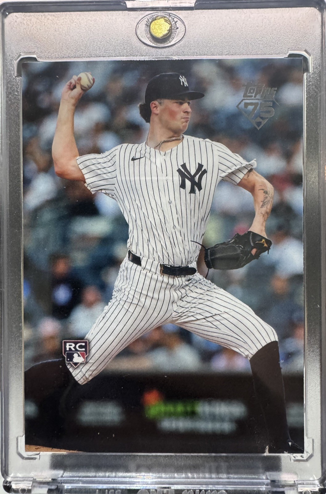 Anthony Volpe 2024 Topps Chrome Rookie Card Base - Trading Card Image