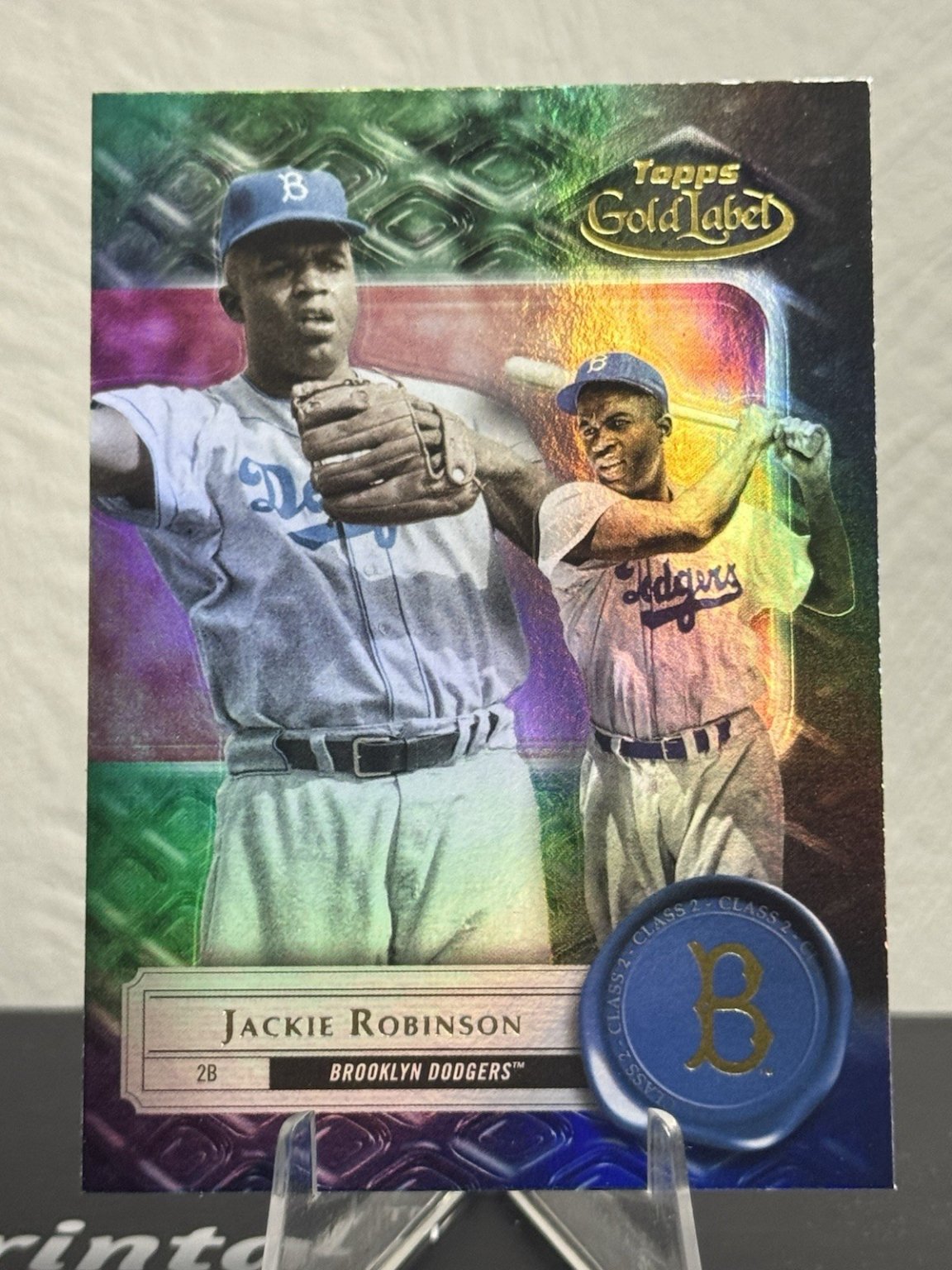Jackie Robinson 2021 Topps Gold Label Class 2