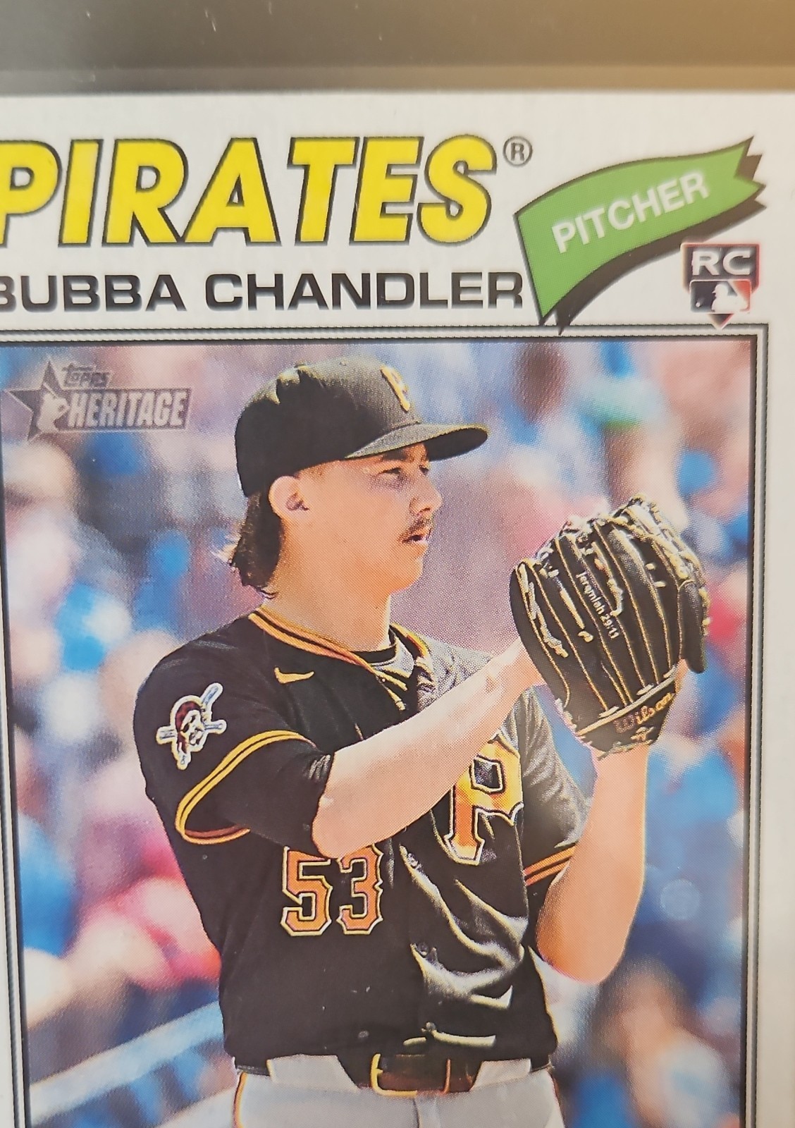 Bubba Chandler - Topps Heritage Rookie Card Base - Trading Card Image