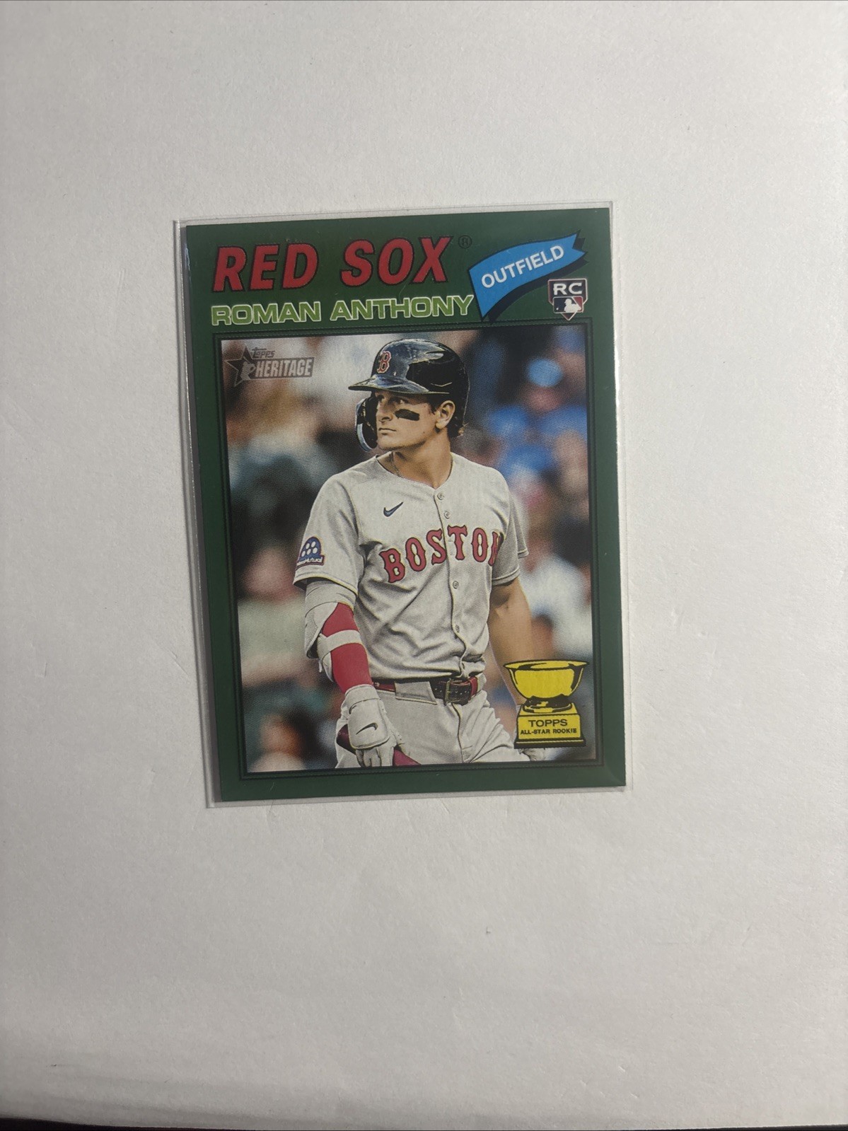 Roman Anthony - Boston Red Sox - Topps Heritage Rookie Card Base - Trading Card Image