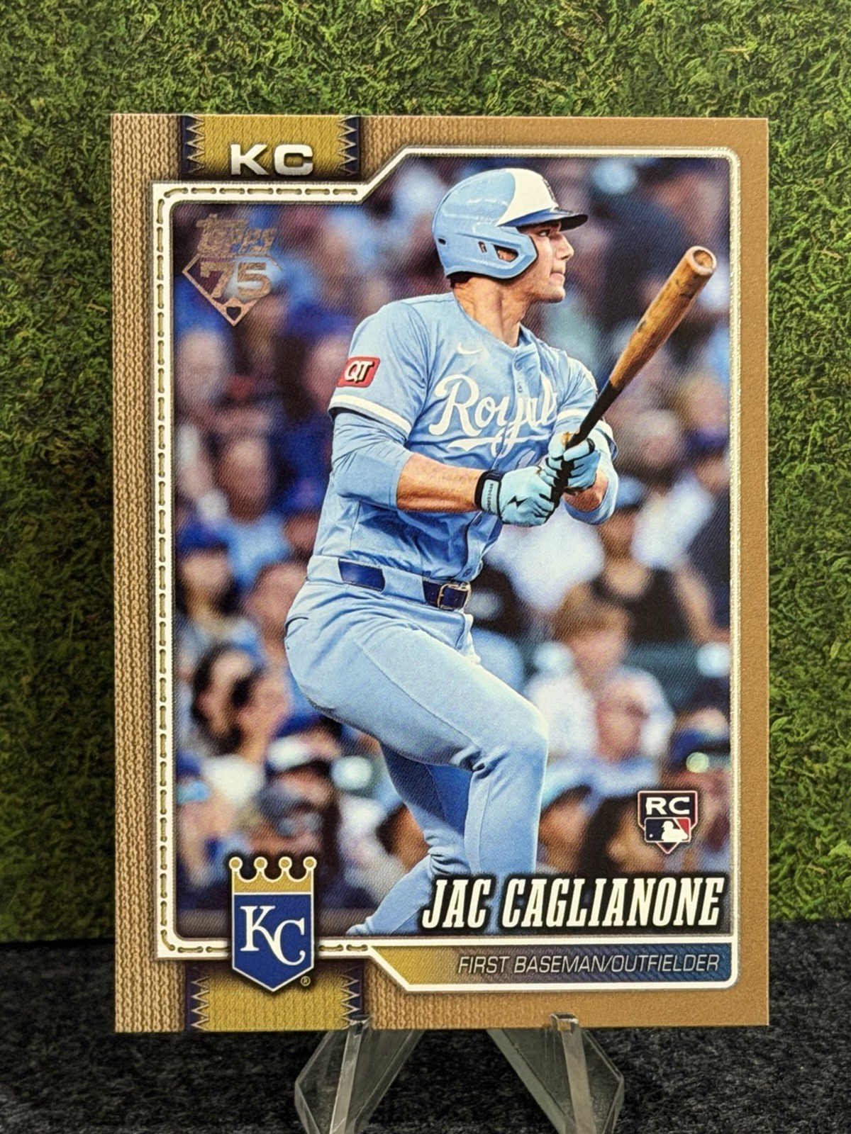 Jac Caglianone 2025 Topps Gold Label Rookie Card Base (Gold Frame) - Trading Card Image