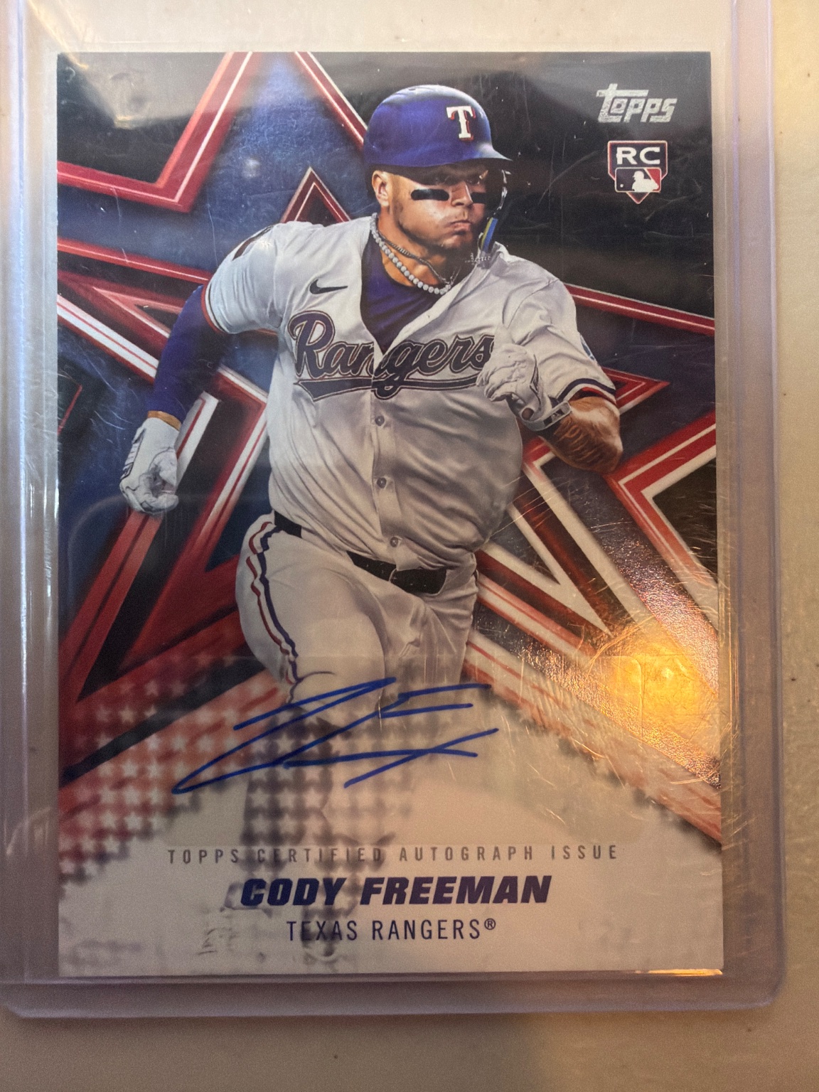 Cody Freeman - Topps Certified Issue Base Autograph - Trading Card Image