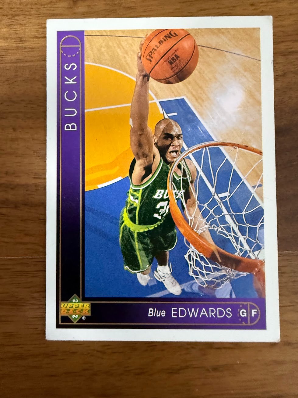 Blue Edwards Base - Trading Card Image